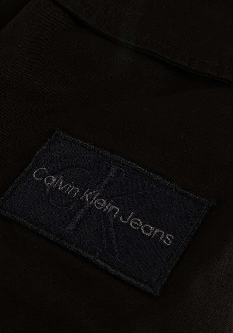 CALVIN KLEIN zwarte calvin klein cargobroeken skinny washed cargo pant