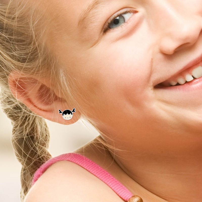 Boucles d'Oreilles asymétrique ALIEN & FILLE - Argent 925