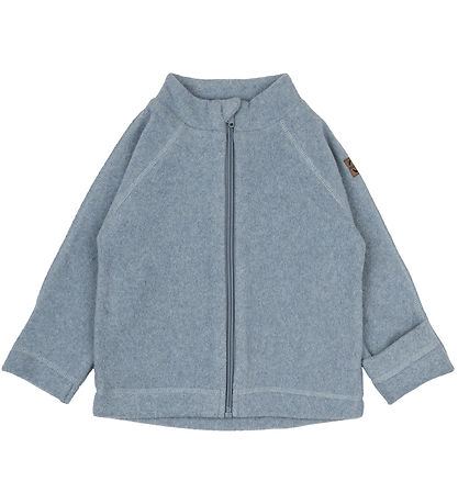Mikk-Line Fleecejacke - Faded Denim Melange