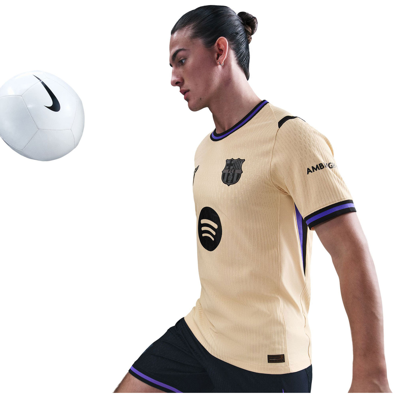 Nike FC Barcelona Match Uit Shirt Lewandowski 9