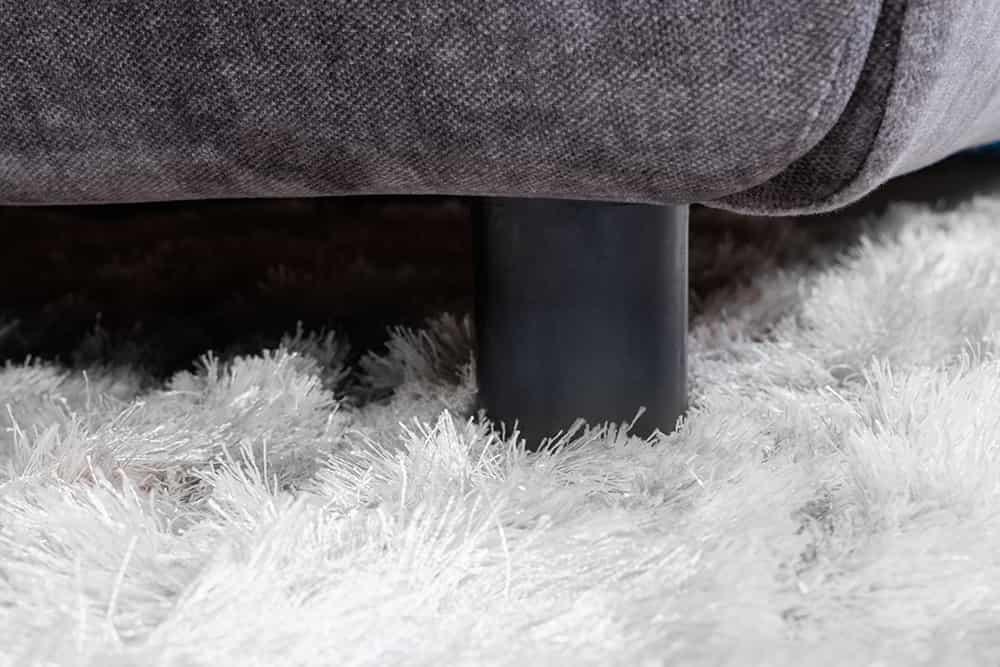 Design Doppelbett MILANO 180x200cm grau Vogue Velours Samt Kingsize Polsterbett