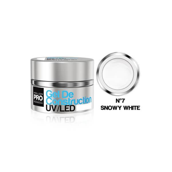 Gel de construction n°07 snowy white Mollon Pro 30ML