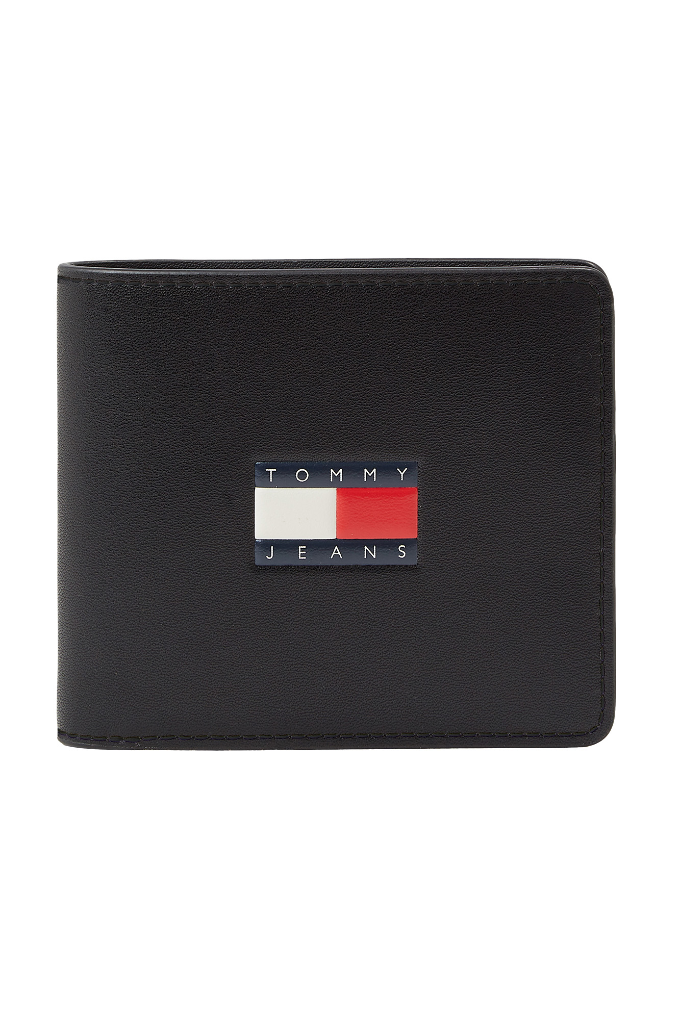 Carteira Tommy Jeans com porta-cartões e compartimento para notas.