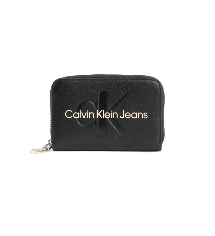 Carteira Calvin Klein Jeans Sculpted Around preta