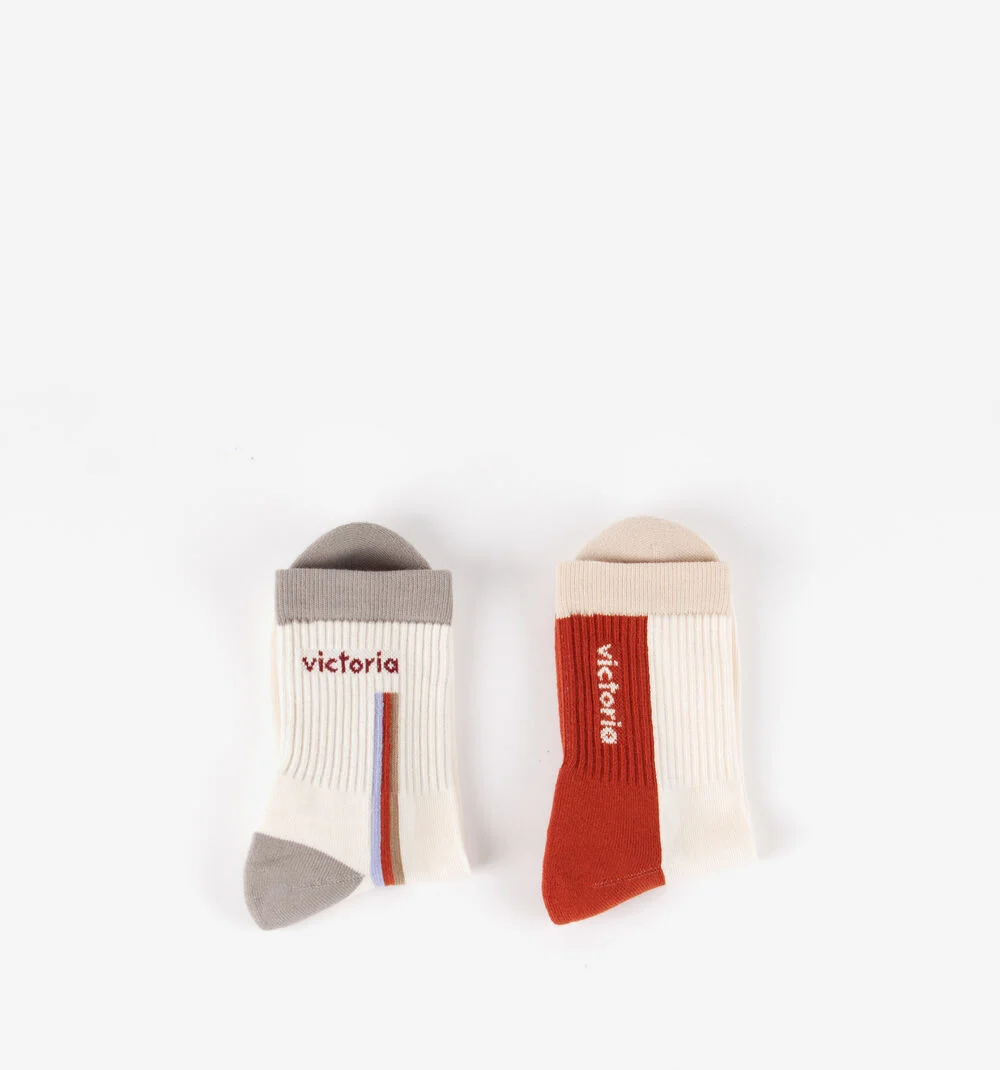 CHAUSSETTES COTON BICOLORESTEJA