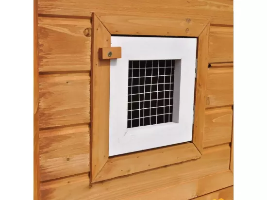 Clapier large d'extérieur avec 1 seule maison