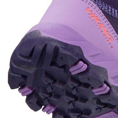 Viking Track Mid WP 2V Sneakers, Aubergine/Lilac