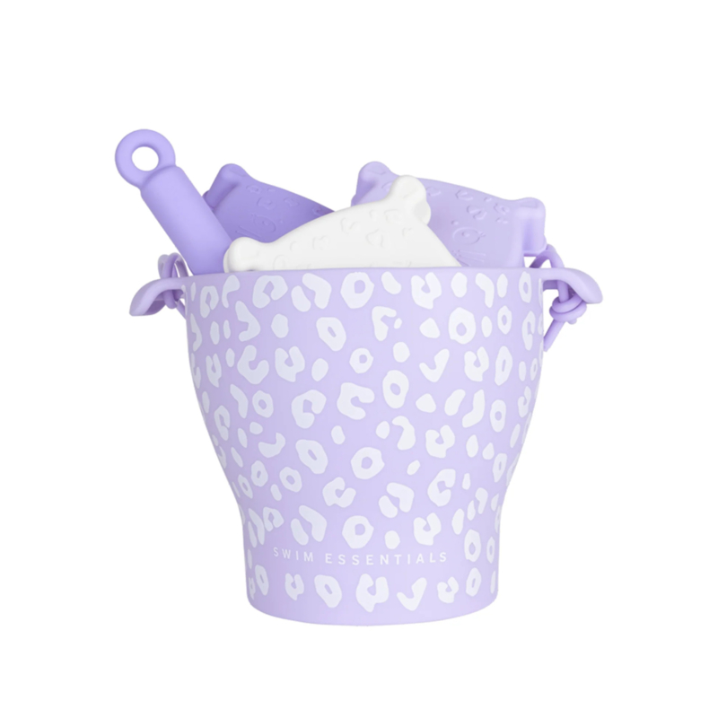 Strand Speelset Lila Panterprint
