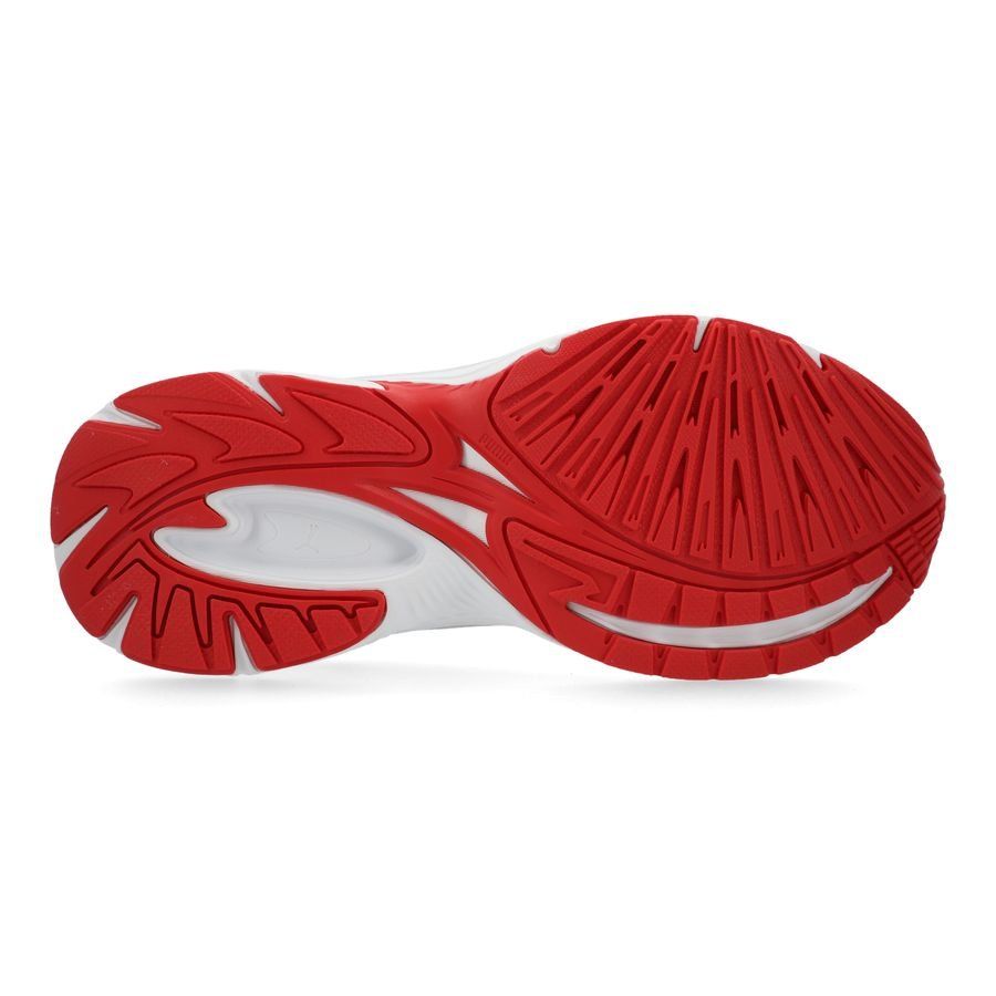 PUMA Chaussures Morphic - Blanc/Rouge/Argenté