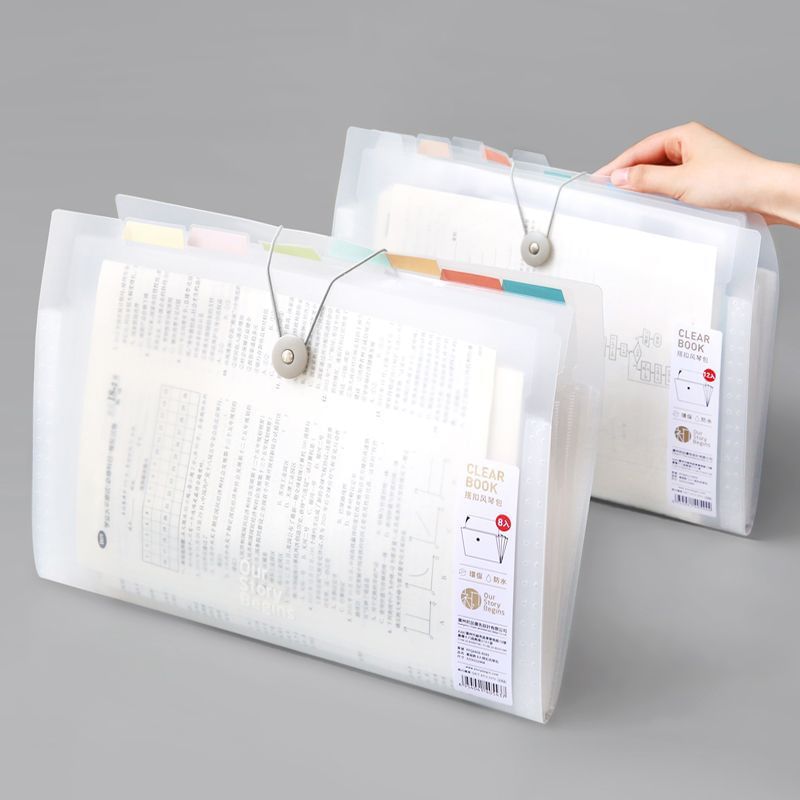 Schattige essentials - A4 uitvouwbare documentenmap