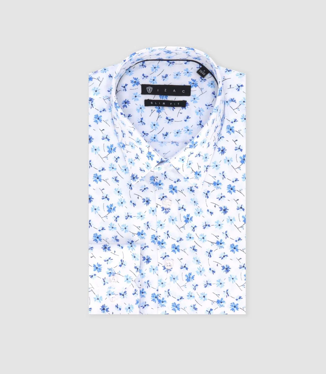 Chemise ville bleu 