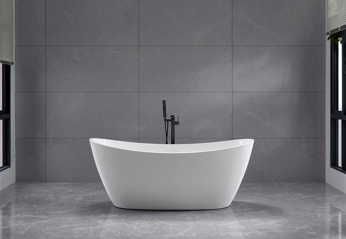 Polysan Avila vrijstaand bad 170x80x68cm wit glans