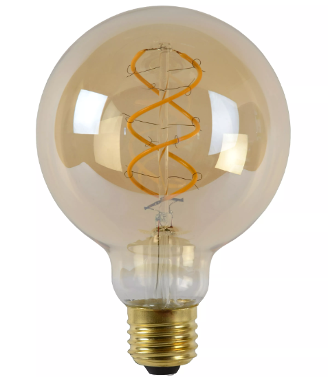 Lucide Bulb dimbare LED lamp 5W E27 2200K 9.5cm
