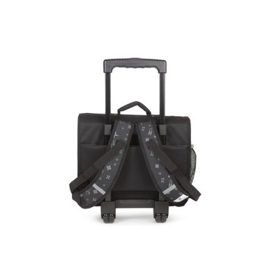 Cartable réversible à roulettes Ninja - 38 cm - 2 compartiments - gris - Pol Fox