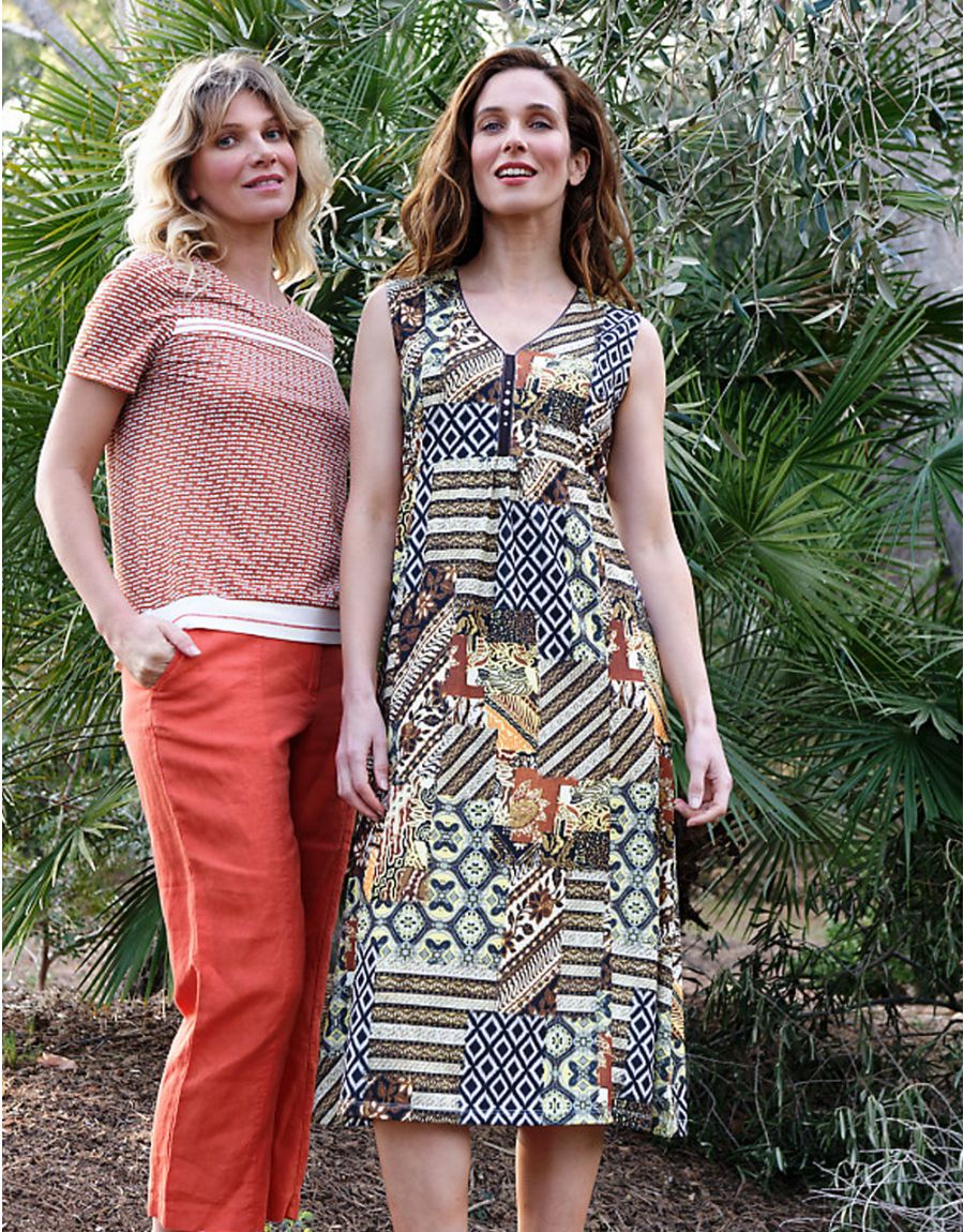 Robe imprimé éthnique