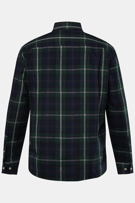 Boston Park Karohemd, Langarm, Buttondown-Kragen, Comfort Fit, bis 8 XL