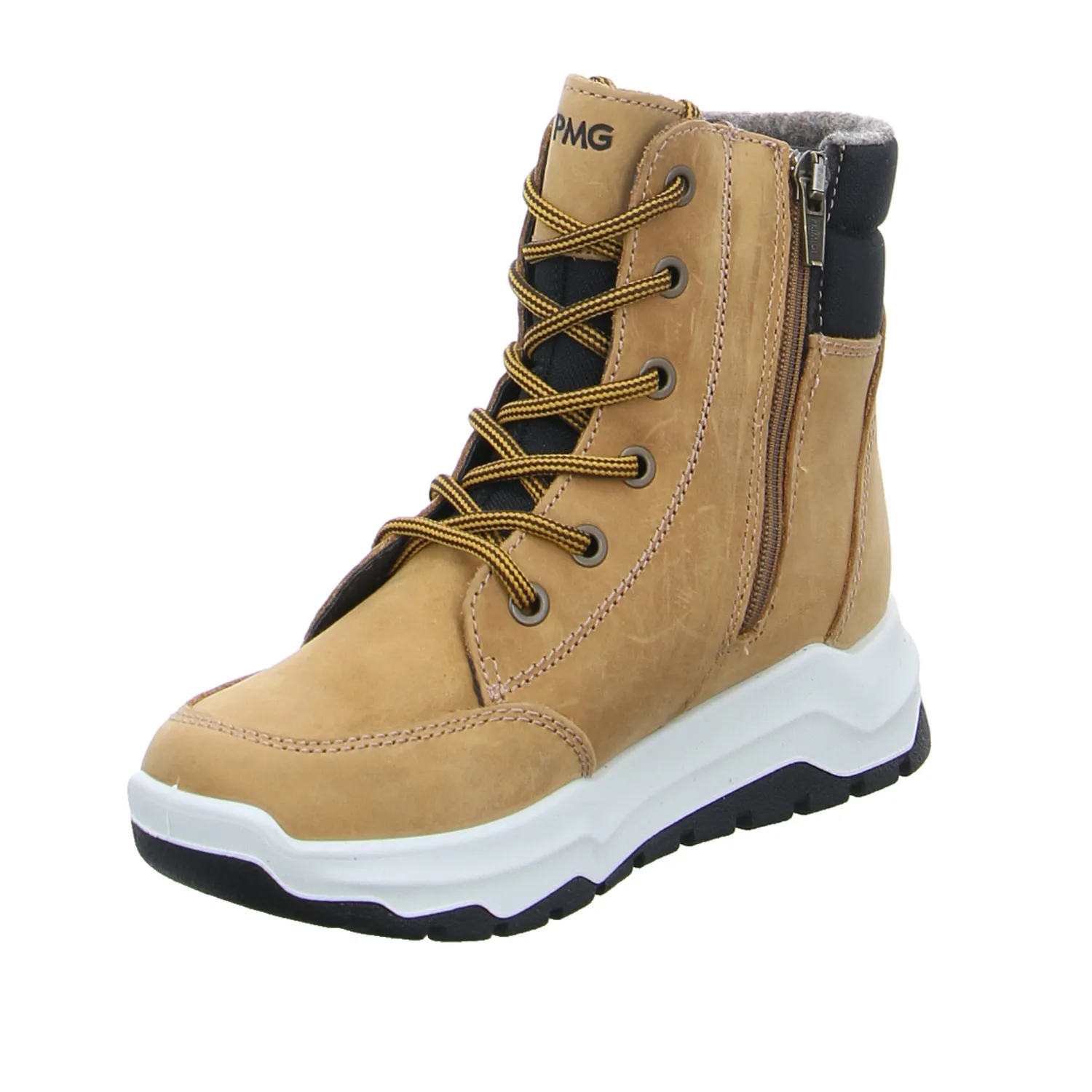 PRIMIGI Jungen-Winter-Bottine Cognac Textil  Sneaker high
