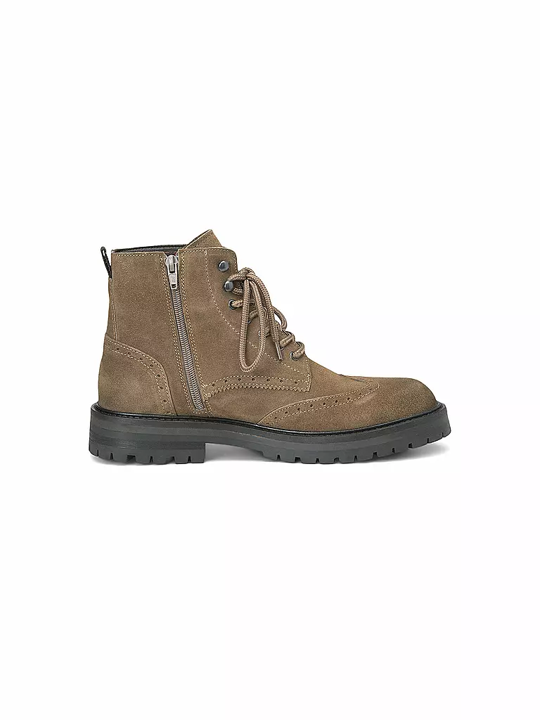 MARC O'POLO Schnürboots hellbraun