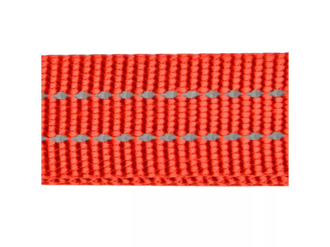 Harnais réglable en polyester avec coutures réfléchissantes - Rouge - L 70 à 90 cm