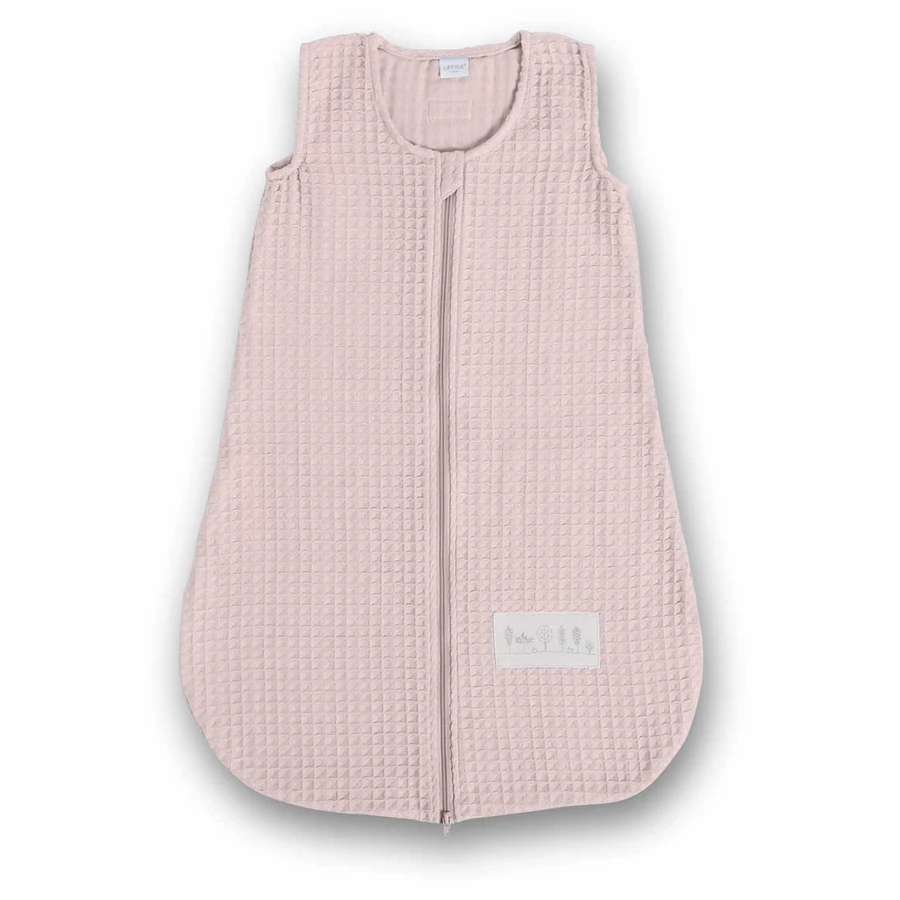 LITTLE Schlafsack Waffle Pique powder rose
