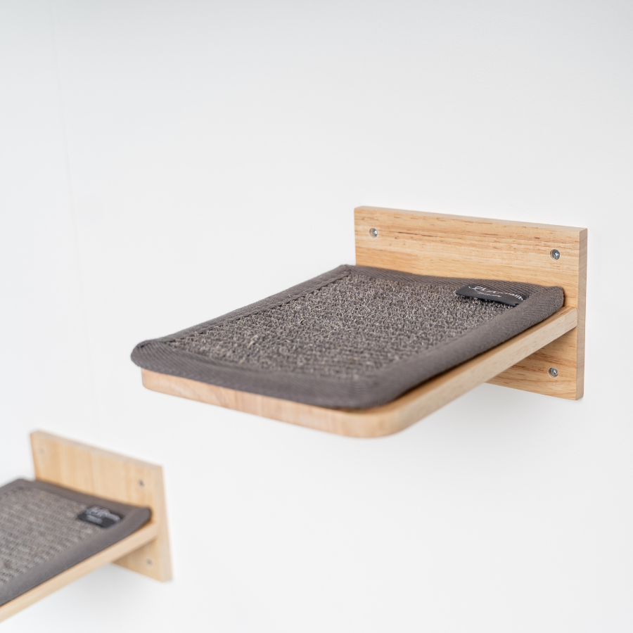 Parede de escalada para gatos - Platô - Conjunto 3