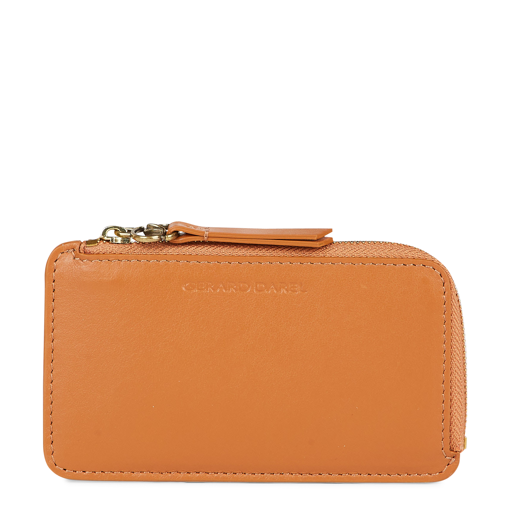 Porte-cartes en cuir| Marron