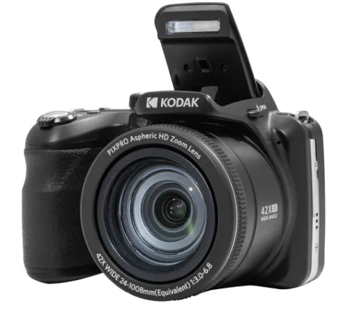 Kodak Astro Zoom AZ425, 20,68 MP, 5184 x 3888 pixels, BSI CMOS, 42x, Full HD, Sort