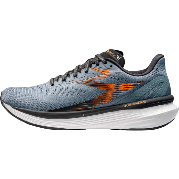 Chaussure running 361 SPIRE 5 STORMY WEATHER/MAGMA ORANGE