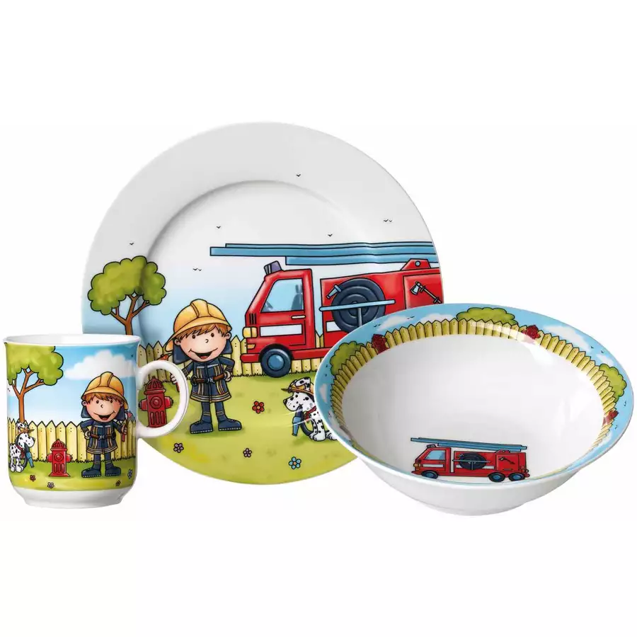 Ritzenhoff & Breker GmbH & Co. KG Kindergeschirr Feuerwehrmann Bernie bunt