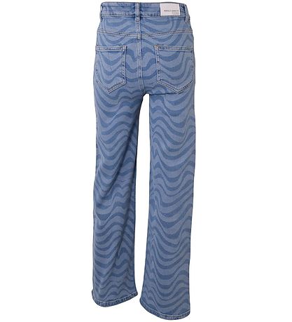 Hound Jeans - Wide w/ Print - Blåe Denim