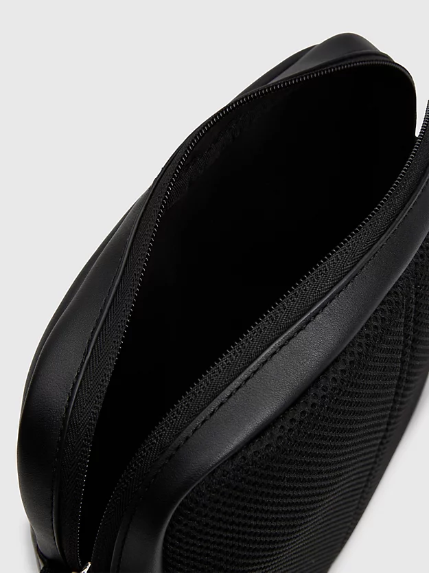 Bolsa de ombro estilo repórter com logotipo