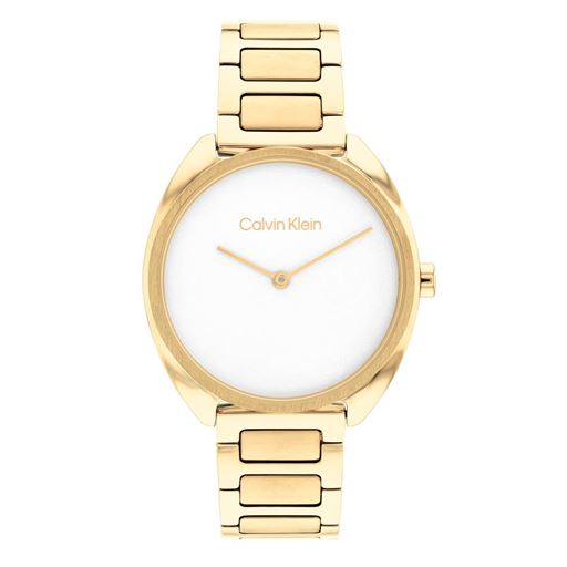 Calvin Klein Adorn 25200276 Dameur, Guld, 34 mm