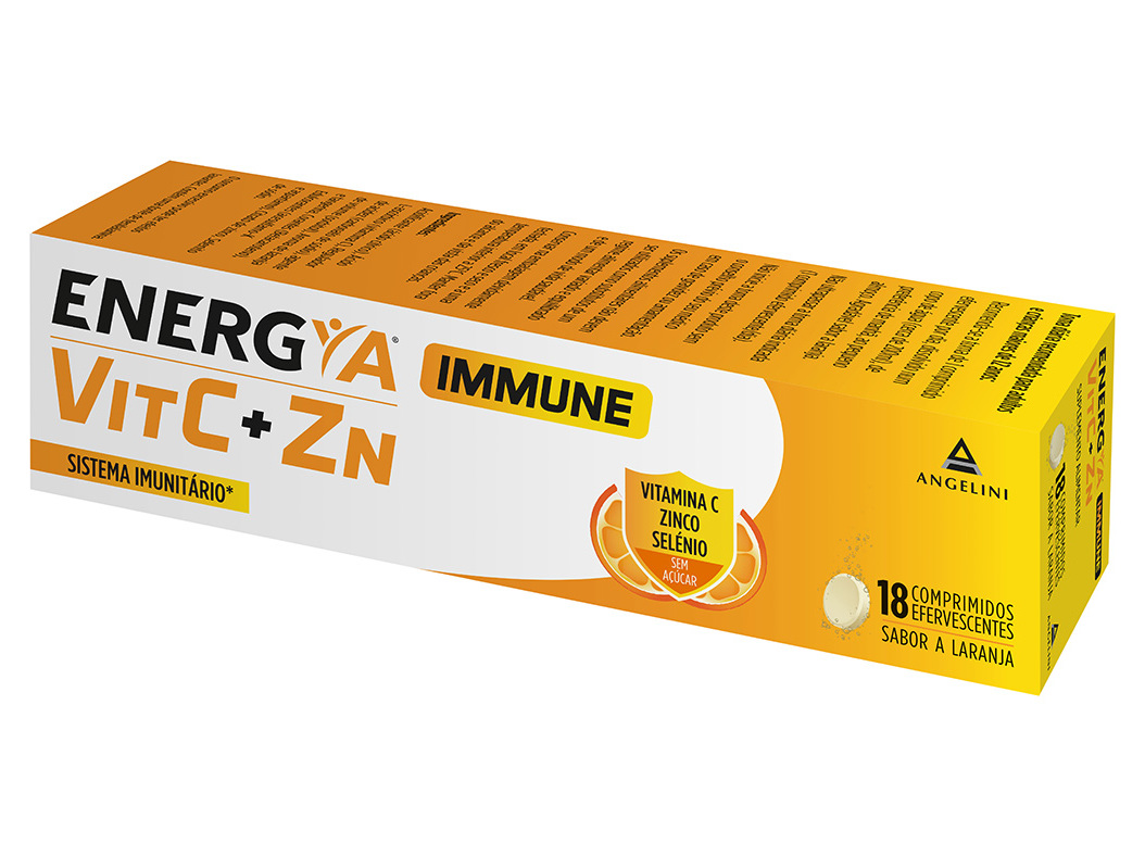 SUPLEMENTO ENERGYA VITAMINA C   ZINCO 18 COMPRIMIDOS