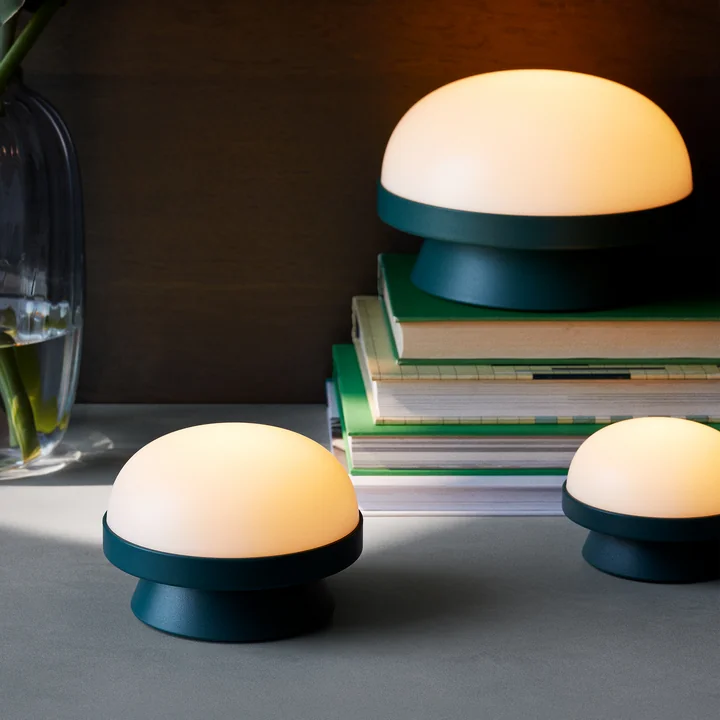 Rosendahl - Soft Spot Solar Akku-Dots, Ø 21 cm, forest green