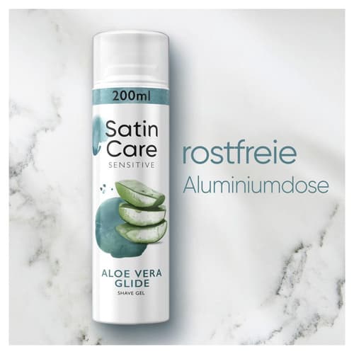 Gillette Satin Care Damenrasiergel, Aloe Vera Glide