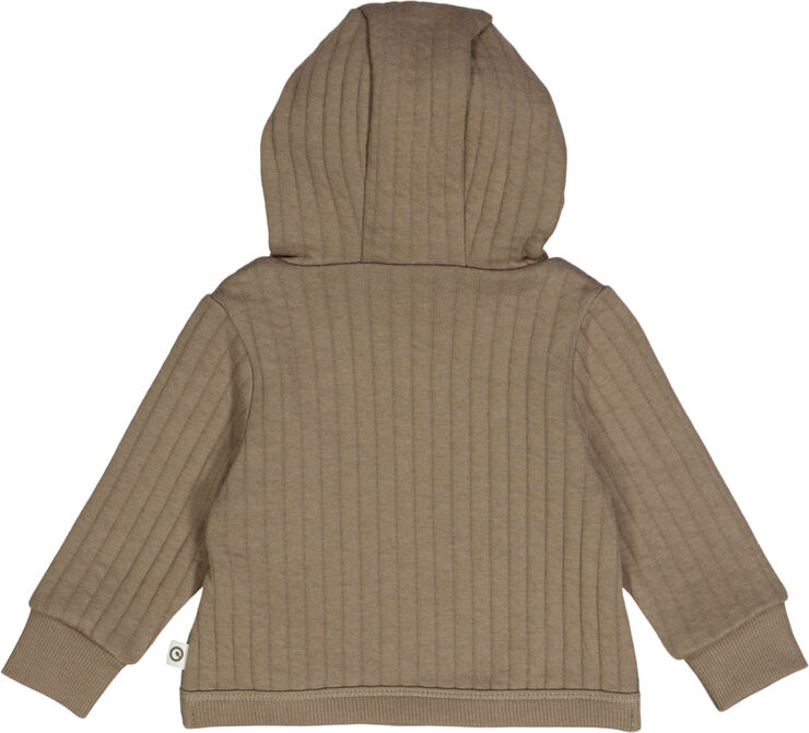 Müsli by Green Cotton Cotton quilt jacket Walnut