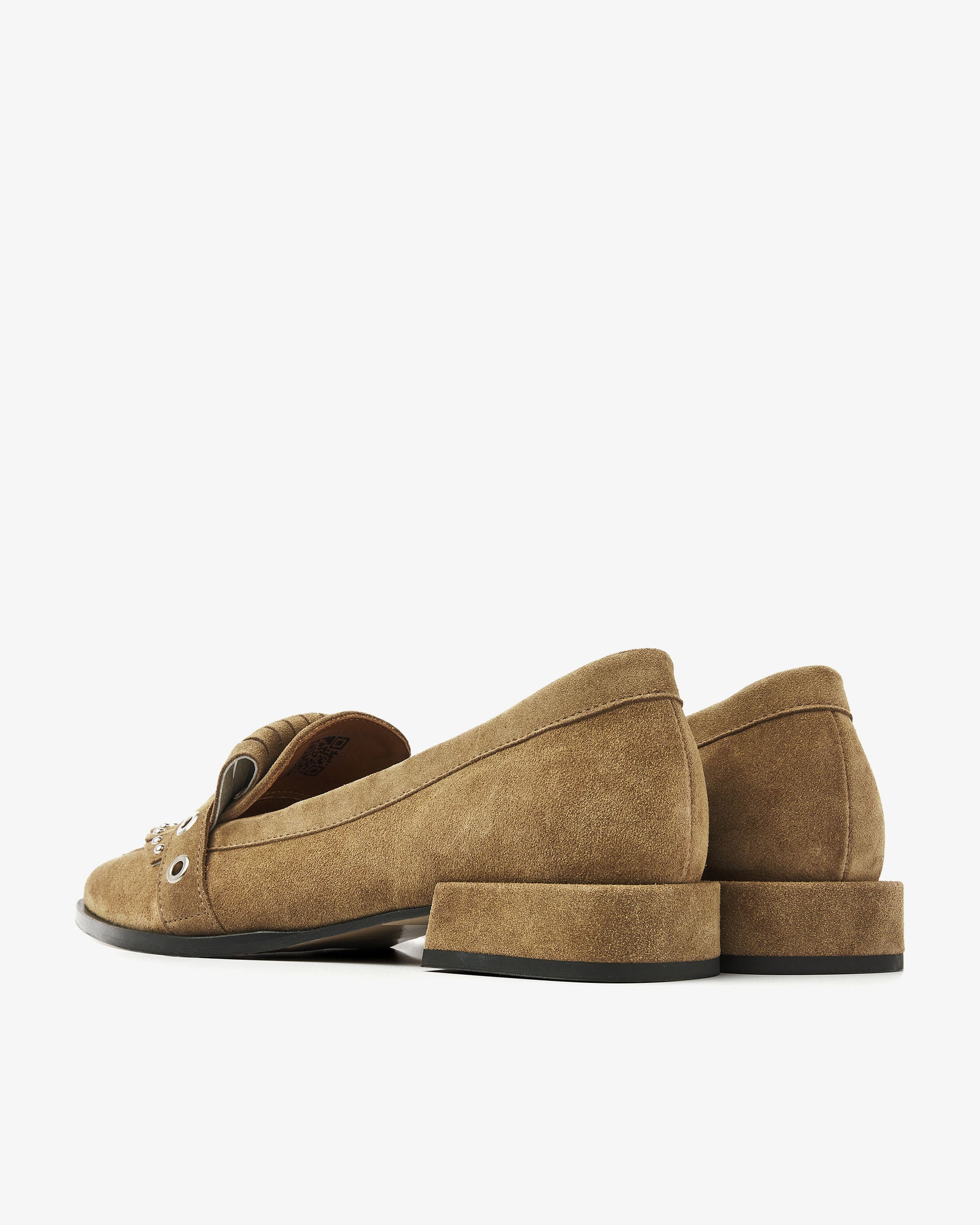 VIA VAI khaki dames loafers Jazz Emily