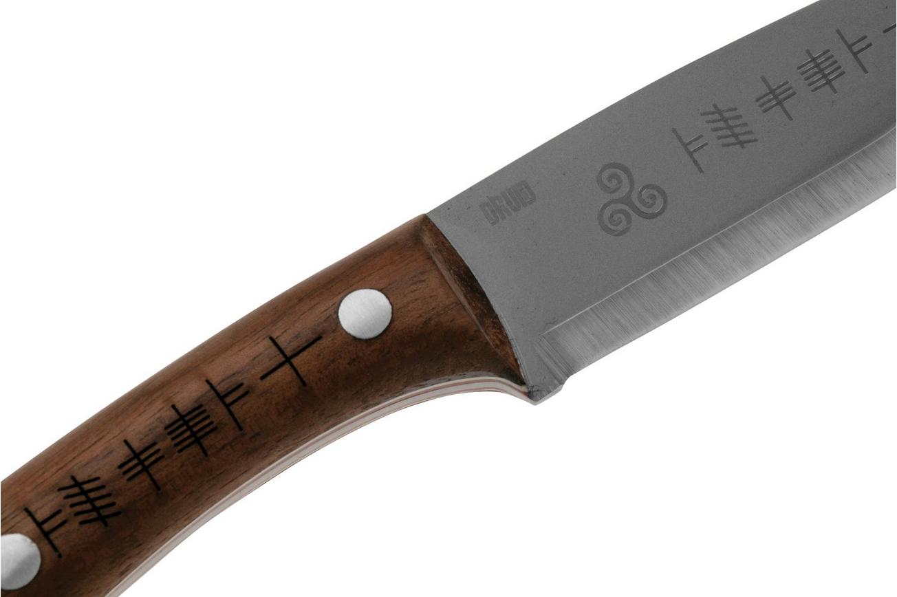 Condor Druid CTK3974-45HC, 1095 Carbon Steel, Walnut Wood, bushcraftmes