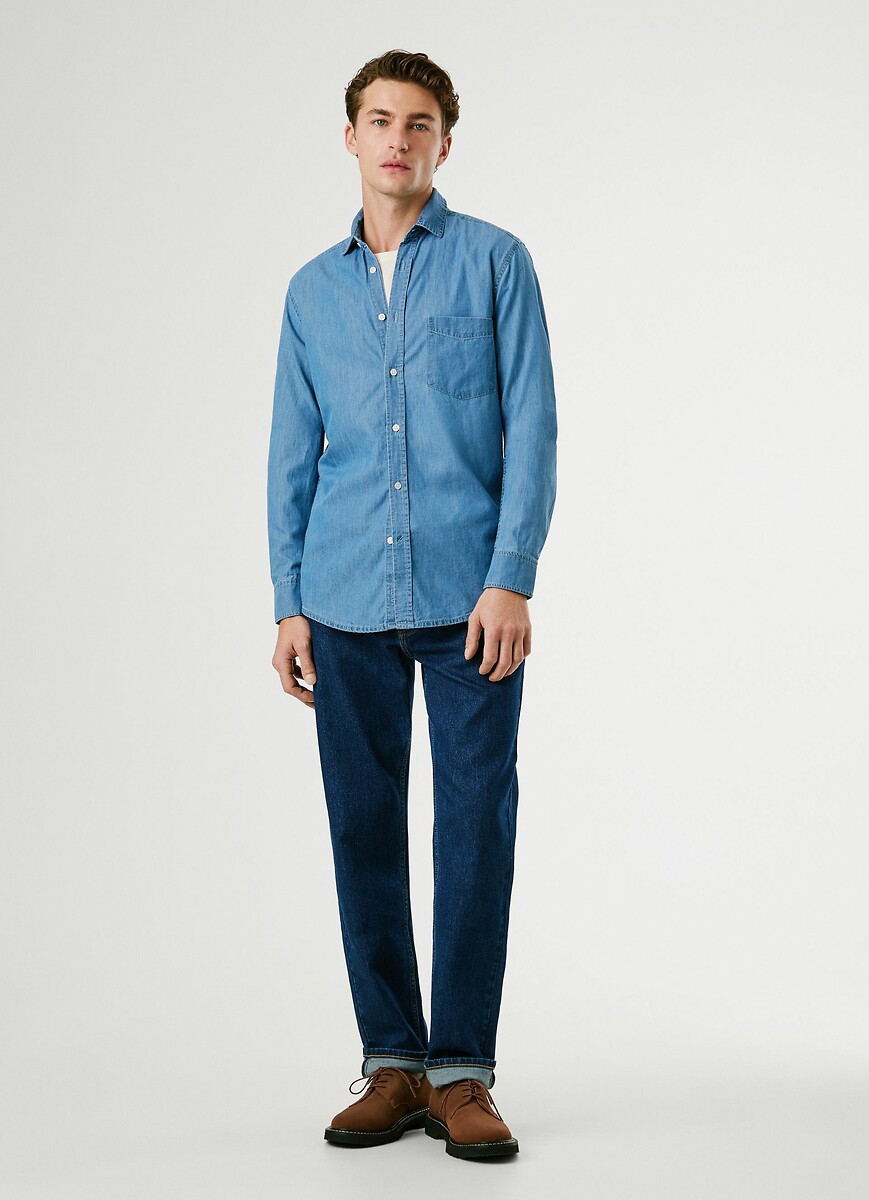 PEPE JEANS<br>Camisa jeans slim