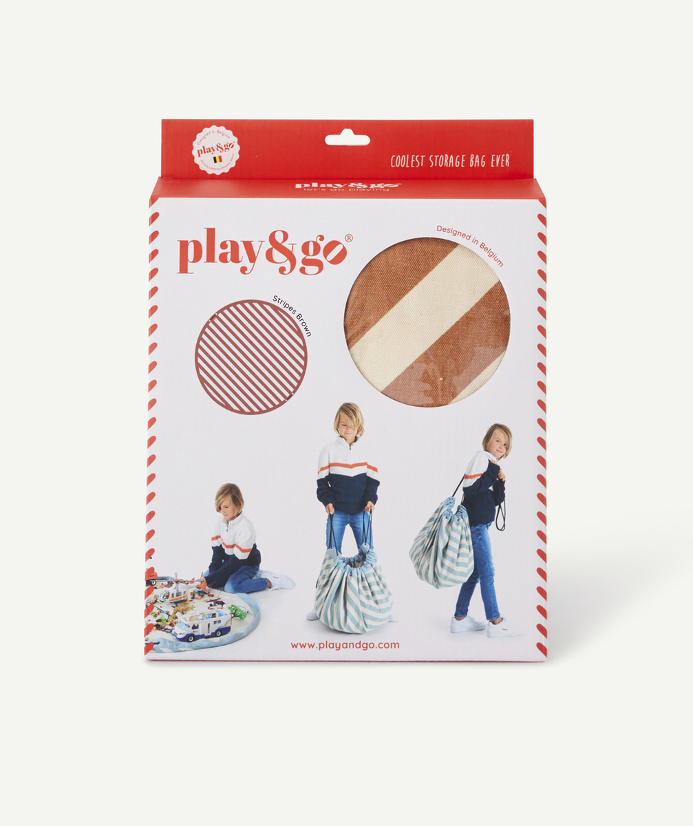 PLAY&GOTAPIS EVEIL 2 EN 1 RAYÉ MARRON