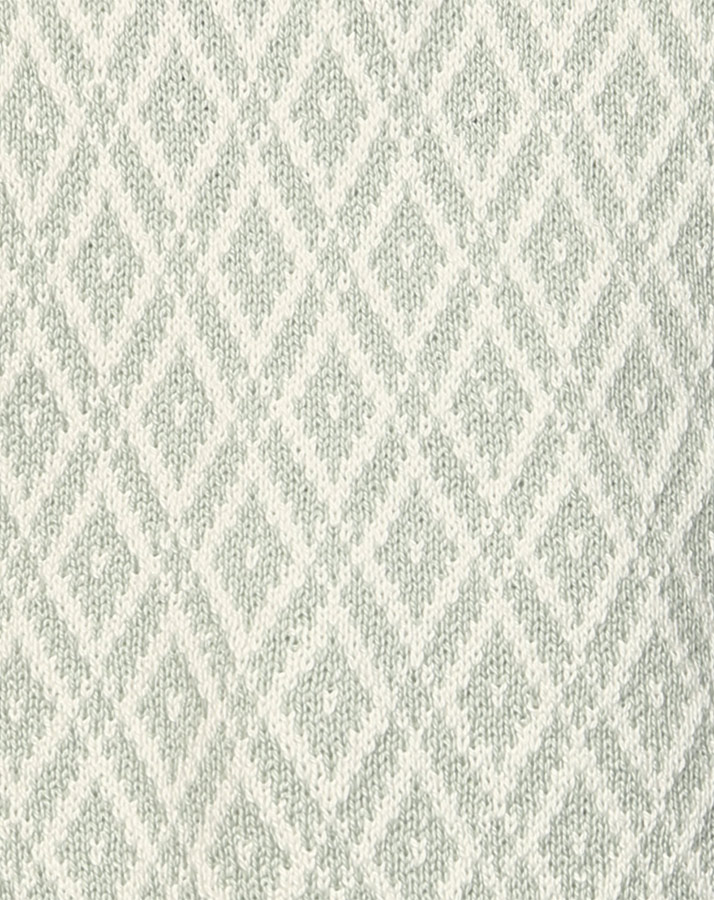 Pullunder COTTON JACQUARD in hellgrün