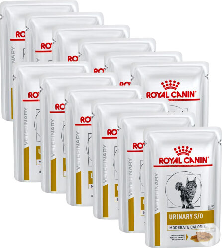 Royal Canin Veterinary Diet Urinary S/O Moderate Calorie Feline 12x85g