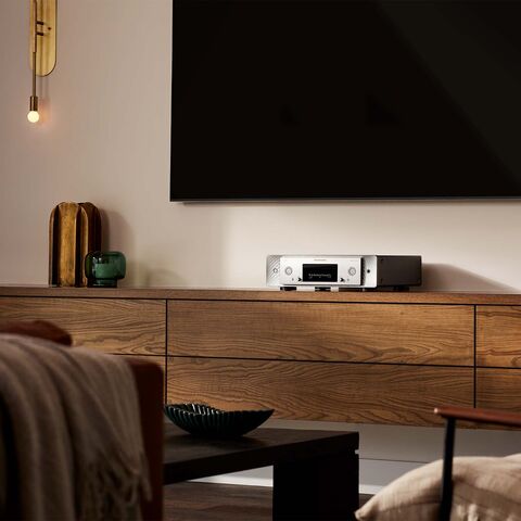 Marantz CD 50n – exclusieve CD-speler met HEOS-streaming Zilver