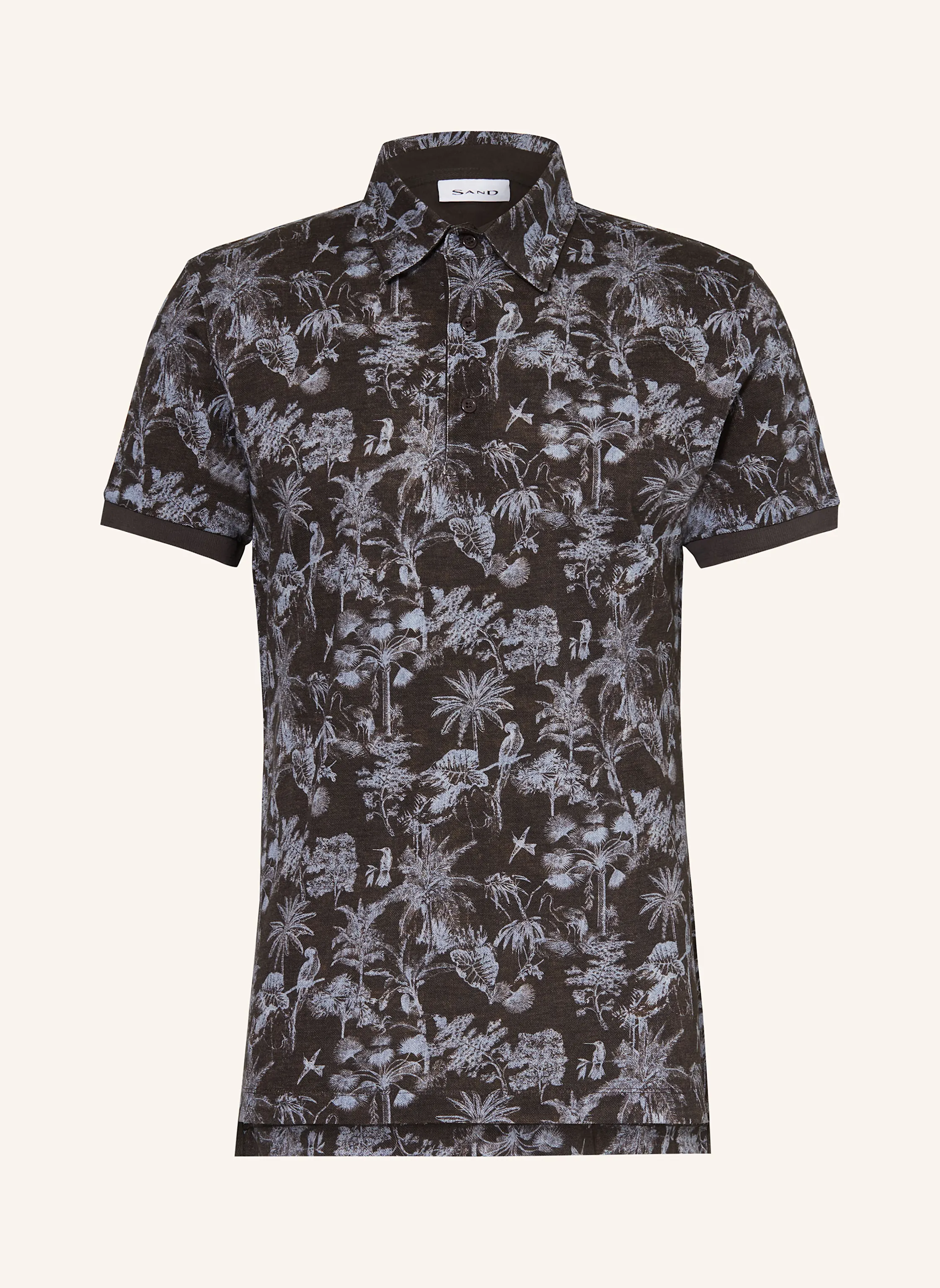 SAND COPENHAGEN Piqué-Poloshirt DENTON