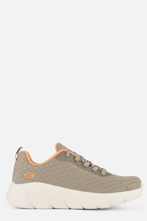Skechers Bobs B Flex Sneakers taupe Textiel