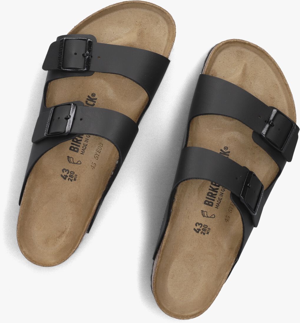 zwarte birkenstock slippers arizona heren