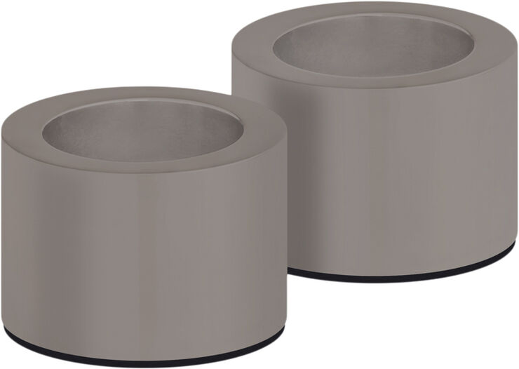 Uyuni Light Candleholder taper, Sandstone, 2-pack, 3,25x2,32 cm Sand