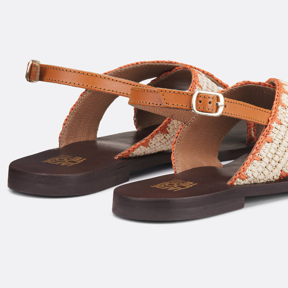COLEÇÕES LA REDOUTE<br>Sandálias de ráfia