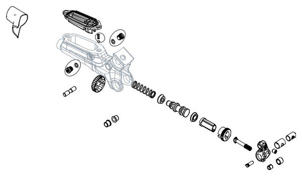 Kit Pièce Interne Sram pour Levier G2 / Guide RSC / Ultimate