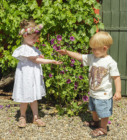 Hust and Claire T-Shirt - Anton - Ivory m. Leopard